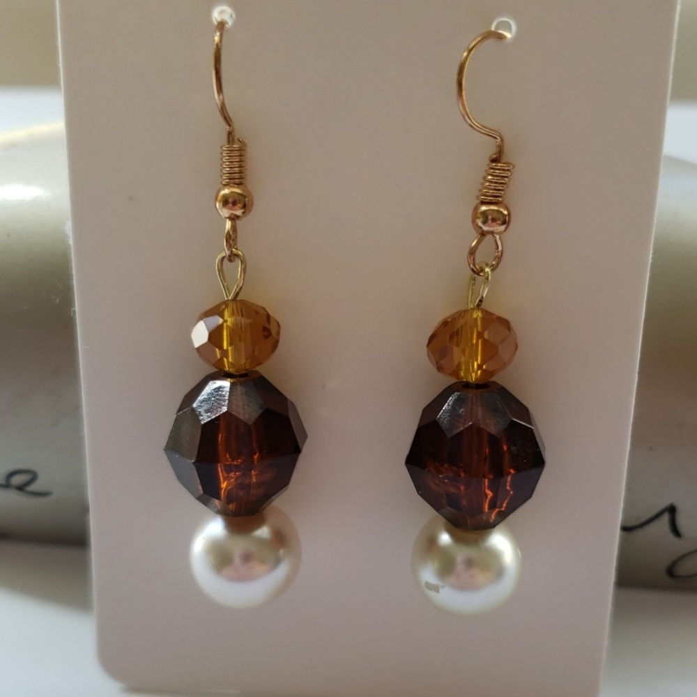 Fall Inspired/ Golden Statement Earring's - image 3